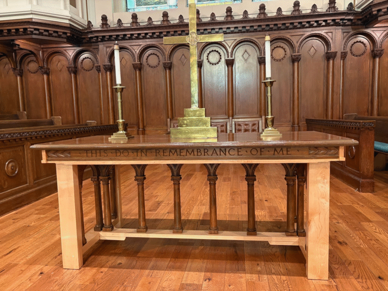 Communion Table at Broad Street